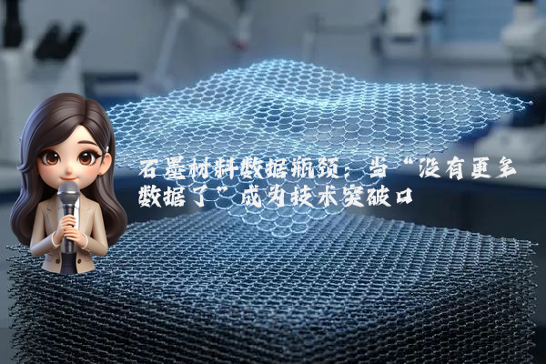 石墨材料数据瓶颈：当“没有更多数据了”成为技术突破口
