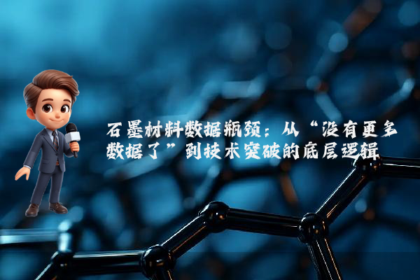 石墨材料数据瓶颈：从“没有更多数据了”到技术突破的底层逻辑